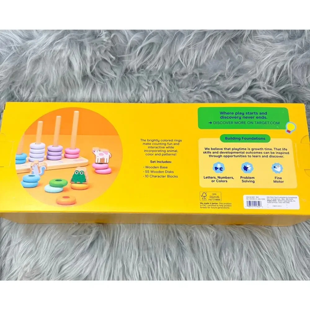 Gigglescape Stack & Sort Toy - 66pcs